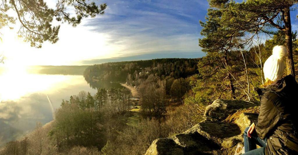 Lovely Studio Apartment Seaview & Private Sauna Lerum Exterior foto